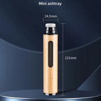 Mini Cenicero portátil de bolsillo sin humo, cubierta para cigarrillos sin polvo, Cenicero para el hogar y el coche, accesorios para fumar cigarros de interior - details 1