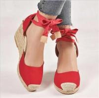 Sandalia para mujer, sandalia con plataforma de yute, cuñas esparto, sandalias para mujer - details 4