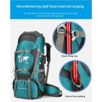 Mochila de senderismo de tela Oxford, alta capacidad, para exteriores, viajes, Camping, soporte, 75 litros - details 12