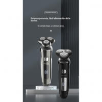 Afeitadora eléctrica inteligente con pantalla digital LCD afeitadora 3 en 1 para hombres aparato para el pelo de la nariz lavable - details 2