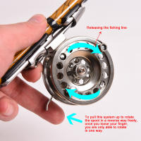 Carrete de aleación de aluminio para diestros, carretes lisos de mosca de hielo, accesorios de pesca - details 36