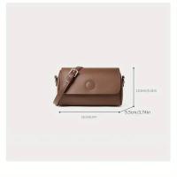 Bolso cruzado de cuero genuino para mujer 2025 Pequeño cuadrado tofu estilo - details 7