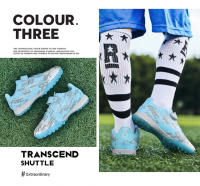 Zapatos de fútbol del mismo estilo para hombres y mujeres, uñas rotas, césped artificial en acción, competencia de entrenamiento, tecnología transpirable antideslizante - details 11