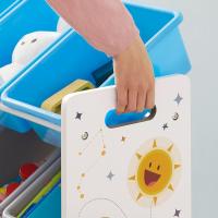 Estantería de Juguetes de 4 Niveles Organizador de Juguetes de Plástico para Niños con 16 Cajones - details 4