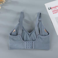 Sujetador de lactancia para madre, Bralette posparto sin costuras, azul, M - details 5