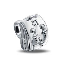 Serie de Viaje de Plata Esterlina 925 Abalorios para Hacer Joyas Mochilas Escolares - details 0