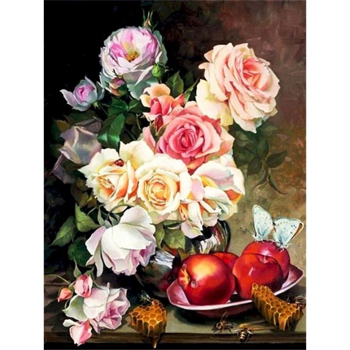 Kit Pintura Lienzo Flores Kit Pintura Por Números Flores - Lienzo 40x50cm Con Pinturas Y Pinceles Pintura Acrílica Numerada Kit Pintura Lienzo Flores Kit Pintura Por Números Flores - Lienzo 40x50cm Con Pinturas Y Pinceles Pintura Acrílica Numerada