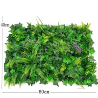 40 * 60 cm planta pared fondo flor hierba césped artificial panel de boda valla decoración verde - details 9