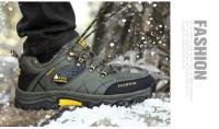 Zapatillas de deporte para hombre, montañismo, cuero impermeable, senderismo, invierno cálido para hombre, botas de nieve, zapatos de trekking al aire libre - details 18