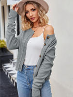 Cárdigan Vintage de punto para mujer, abrigo holgado con botones, a la moda, otoño e invierno, 2023 - details 11