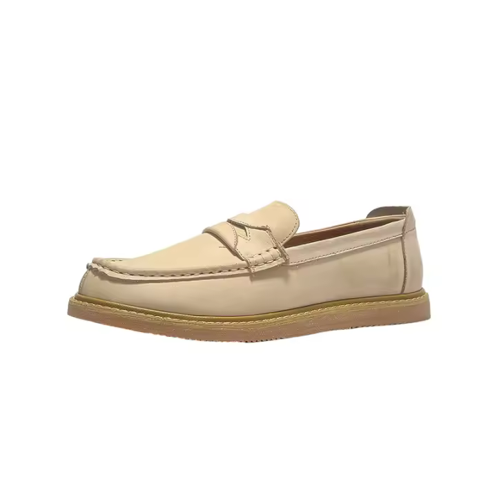Zapatos de cuero de vaca puro de alta gama, cuero de vaca de primera capa, transpirables, suela suave, zapatos de hombre. - 1