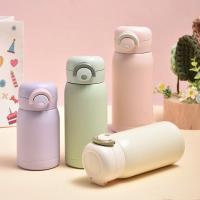 Mini termo de acero inoxidable 304 con cierre emergente, taza de bolsillo aislada, de pequeña capacidad frasco de vacío, agua caliente/helada, 220/320ml - details 3