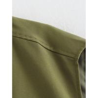 Chaleco Corto de Cintura Otoñal Cuello Redondo, Sin Mangas, Chaleco Suelto con Borlas Inferior - details 12