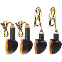 Indicador de señal de giro Universal para motocicleta, luz halógena intermitente delantera y trasera para Honda y Suzuki, 12V - details 0