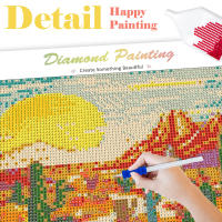 Pintura de Paisaje en Estilo Moderno RUOPOTY con Bordado de Diamantes 5d Decoración para el Hogar Arte y Manualidades para Todas las Estaciones Paquete Enrollado - details 4