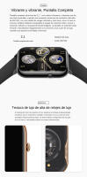 Reloj inteligente con Bluetooth para hombre y mujer, dispositivo con asistente de voz, notificación de Whatsapp, música, control remoto, para Android e IOS - details 1