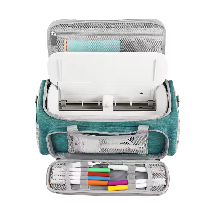Bolsa De Almacenamiento Portátil Impermeable Para Viaje Caja Protectora Antideslizante Con Múltiples Bolsillos Para Máquina Cortadora Inteligente Cricut Joy Xtra - 1
