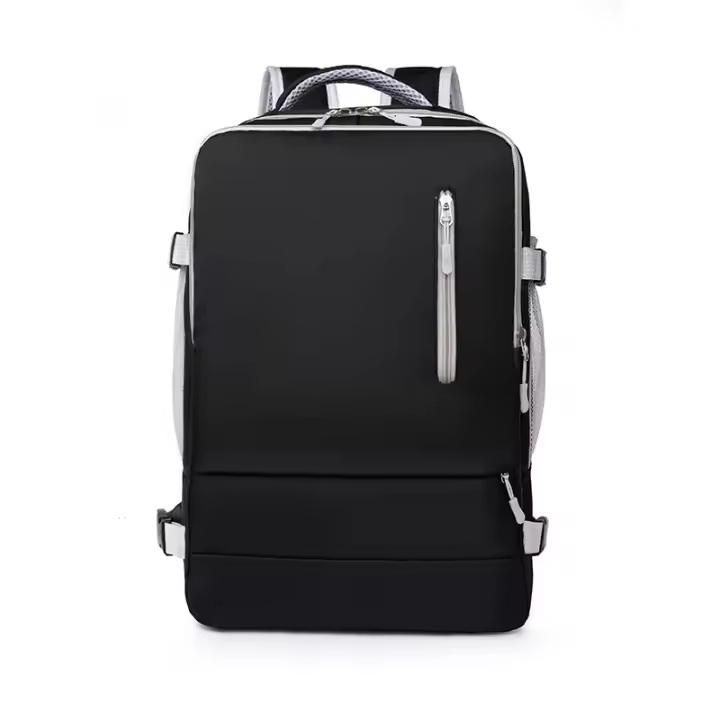 Mochila de negocios impermeable para hombre y mujer, bolsa de viaje expandible para portátil, gran capacidad, 15,6, bandolera para mujer, gran capacidad, ligera, multiusos, mochila de equipaje, viaje corto - 1