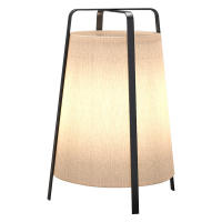 Lámpara de Piso de Estilo Wabi-sabi Moderna Lámpara de Soporte para Habitación con Sombra de Tela - details 0