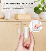 GIRIER Sensor de Puerta y Ventana Inteligente Detector de Contacto Inalámbrico para Automatización del Hogar y Seguridad No se Requiere Un Hub - details 10