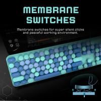 Lindo teclado y mouse inalámbricos 2,4G teclado silencioso de alto valor para niña - details 10
