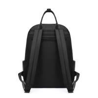 Mochila ligera e impermeable para mujer, bolso de viaje informal, Bola de felpa bonita, color rojo, azul y negro - details 19