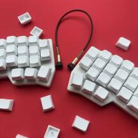 Teclado Corne V4 Spilt negro con cable, modo único, intercambio en caliente, teclado con bocina, RGB personalizado, VIAL, Kit de teclado ergonómico, accesorios para jugadores - details 14