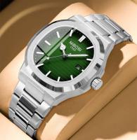 Reloj de Pulsera de Cuarzo de Lujo para Hombres NIBOSI Automático, Impermeable, Elegante de Negocios Casual - details 14