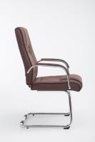 Cantilever Attila Tapizada En Tela y con Base De Metal I Silla De Conferencia con Reposabrazos, Color:Negro/Negro - details 55