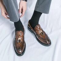 Producto más vendido 2025, zapatos de hombre clásicos de oficina de cuero genuino Oxford estilo caminar italiano de lujo - details 2