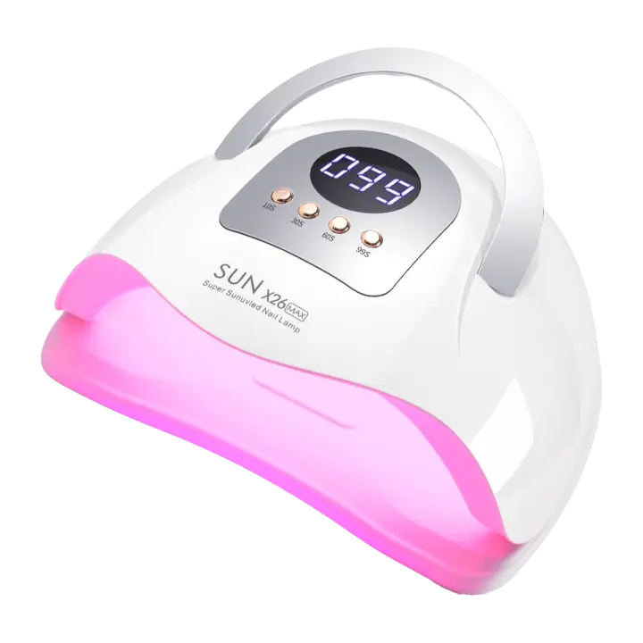 Secador de Uñas Profesional Inteligente Lámpara LED UV de Gran Potencia de 380W con 81 LEDs para Manicura Belleza - 1