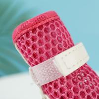 Zapatos de verano para perros, zapatos de red transpirables para perros, zapatos antideslizantes de PVC con agujeros para perros, sandalias suaves para perros, zapatos de verano - details 2
