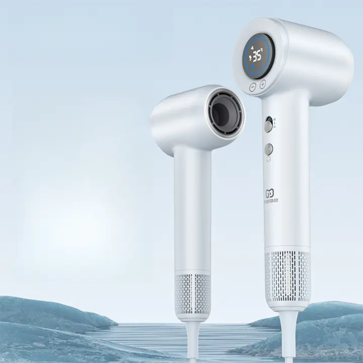 Secador de Cabello Eléctrico de Alta Velocidad Sin Agujas, Secado Rápido de Aire Caliente y Frío, Potencia de Iones Negativos para Hogar y Hotel - 1