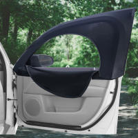 Cubierta de Sol para Ventana Delantera y Trasera de Coche Nueva Protección UV de Doble Capa con Cierre de Cremallera Lining Anti-Mosquito para Ventana Lateral - details 18