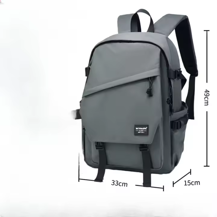 Bolsa de la escuela secundaria estudiante universitario mujer gran capacidad ordenador mochila pareja mochila - 1