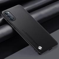 OPPO Reno 4 Pro 4Z 5G Funda de Lujo de Cuero PU con Cubierta Trasera Mate Protección de Silicona - details 10