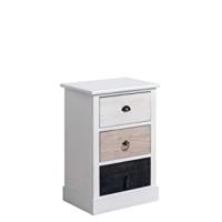 Cajonera, Madera, Bianco, 84x37x27 cm - details 3
