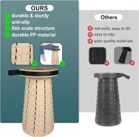 Silla Plegable Telescópica Portátil Carga de 500 lbs Ideal para Pesca, Senderismo, Jardinería, Viajes, Barbacoa - details 4