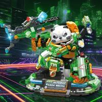 Juego de bloques de construcción de animales de Panda, Mini ladrillos, juegos de construcción para adultos, grandes regalos para niños y niñas - details 1