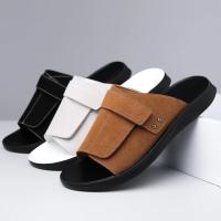 Sandalias de Deslizamiento de Cuero GUYISA para Verano Cómodas Ligeras Casuales - details 8