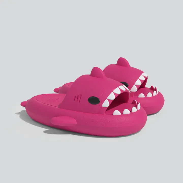 Nuevas zapatillas de tiburón de tercera generación baño antideslizante zapatillas frescas - 1