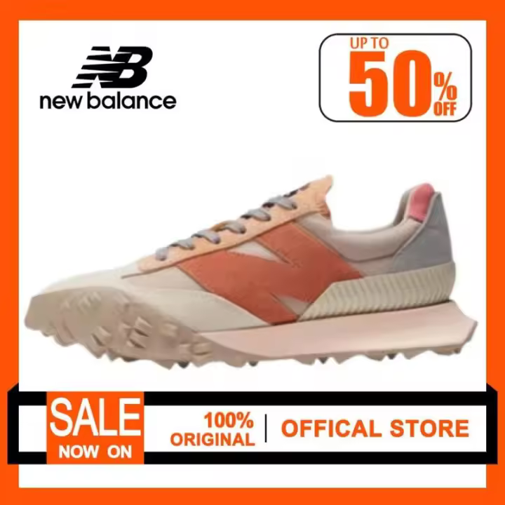 【100% Original】 XC-72 Zapatos de lona unisex originales Apliques naranja-marrón LETEN - 1