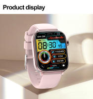 2024 Nuevo ECG+ PPG clase médica 1,96 inch, 360 * 360 AMOLED pantalla completa de HD toque Smart Watch azúcar en sangre, lípidos sanguíneos, temperatura corporal,llamada Bluetooth,IP68 impermeable Reloj Inteligente saludable Para Android IOS - details 35