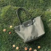 Bolso de hombro informal para mujer, bolsa de nailon plegable, de gran capacidad, a la moda, nuevo - details 3