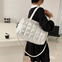 Bolso cruzado de algodón para mujer, bolsa de hombro de gran capacidad, a la moda, estilo Boston - details 13