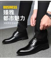 Zapatos de cuero de vestir de oficina formales para hombre, talla grande 38-48, PU, ​​estilo inglés, baratos, 2020 - details 9