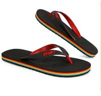 Zapatillas para hombre Moda interior Zapatillas informales de espiga Sandalia transpirable de playa de verano Suela antideslizante de arco iris Tamaño duradero 40-47 - details 17
