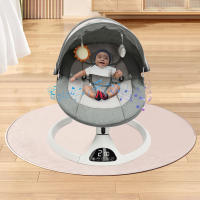 Cuna eléctrica con Bluetooth, mecedora con mando a distancia para bebés de 0 a 12 meses con rodamiento de 0 a 12 kg/0-26,46 lb con 5 amplitudes de columpio - details 0