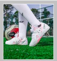 Nuevas zapatillas de fútbol bajas transfronterizas con tacos rotos y hebilla giratoria - details 18