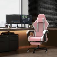 Silla de Juegos Ergónómica Silla de Oficina con Masajeador Carga de 150kg Ajustable Altura - details 33
